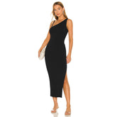 Alessandra Formal One Charming Shoulder Midi Dress InsStreet